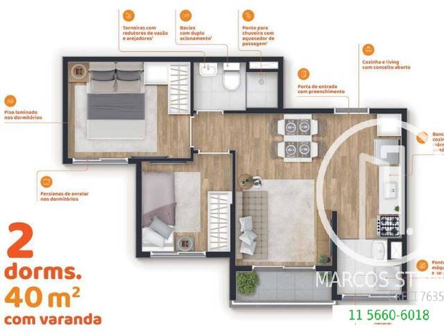 Apartamento para Comprar em São Paulo - 2