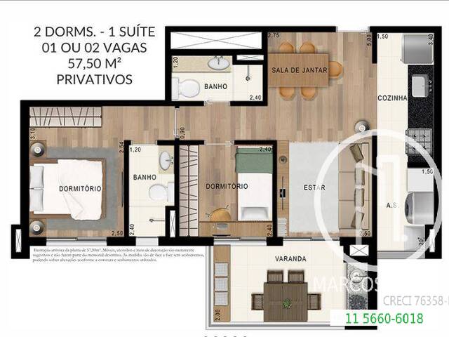 Apartamento para Comprar em São Paulo - 2