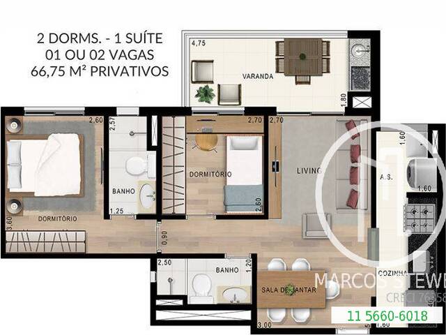 #121D8ML - Apartamento para Comprar em São Paulo - SP
